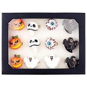 [2개구성] 놀이잼 관공서 데코 학교 반지12개 할로윈 LWCF8665