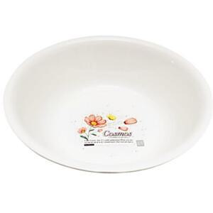 [2개구성] 화이트 세수대야-대 세숫대야 플라스틱대야 욕실대야 욕실용품 세안용품 원형대야 ARWB47F19