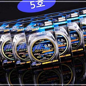 [2개구성] 목 카본 5호 배스 소품 라인 낚싯 루어 IPW65485F