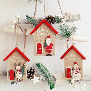 [2개구성] 산타 눈사람 루돌프 나무 데코 홈 성탄 집 ARWB75019