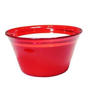 [2개구성] 오마다 그릇 접시 다용도 19cm 볼 소쿠리 샐러드 믹싱 원형 레드 주방 LW8E6A34