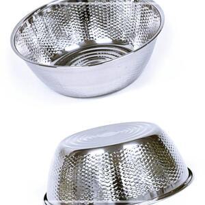 [2개구성] 27종 쌀바가지 25.4x9cm 19호 쌀함박 볼 베이킹 과일 채소 스텐 쌀세척 믹싱볼 KWAC7D88