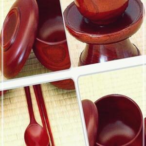 MD 동천 2p 밥그룻 국그룻 목기 재수용품 술잔 주발세트 남원 KWCD713A