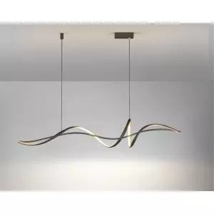 LED등 샹들리에 램프 펜던트 조명 레스토랑 곡선