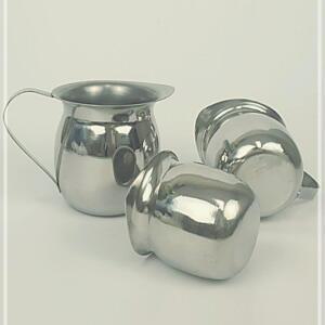 [2개구성] 스텐레스 2개 커피 240ml 에스프레소 8oz 스테인레스 눈금 잔 샷잔 용품 계량 스텐 LWCE4534