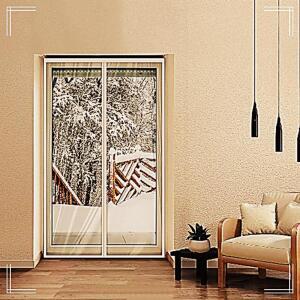 [2개구성] 프리미엄 용 방풍커튼 소 화이트 테이프 외풍차단비닐 바람차단 GJWDA3F4F