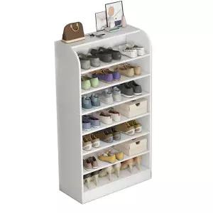 폭좁은 장 수직형 현관 서랍장 미니 7단 수납 정리대