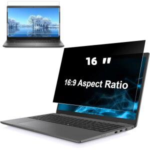 Hoktods 16인치 16:9 노트북 프라이버시 스크린 필터, 컴퓨터 모니터 실드, 스크래치 방지 스파이 안티 글레어 블루 라이트 필터