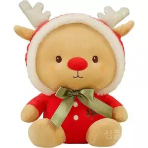 크리스마스루돌프인형 인테리어장식 인형 루돌프인형 파티 소품 사슴 귀여운인형 카페 연말 인테리어