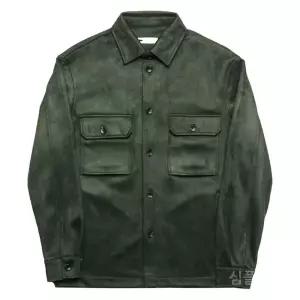 남자스웨이드자켓 네이비 겨울 XL 점퍼 스탠다드핏 아우터 간절기 캐주얼 데일리 무스탕