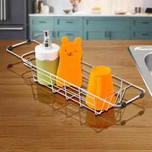주방 세제랙 슬라이드 거치대 수세미걸이 세제 정리대