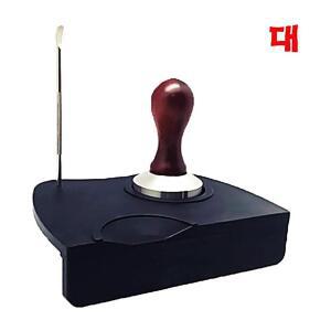 [2개구성] 블랙템핑매트 1구 대 실리콘매트 템퍼수납 템핑실리?매트 템퍼매트 라떼아트펜수납 ARW4BEBDE