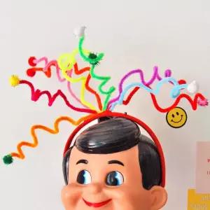 [아트박스]/올패턴 스파클라 폭죽 파티 머리띠