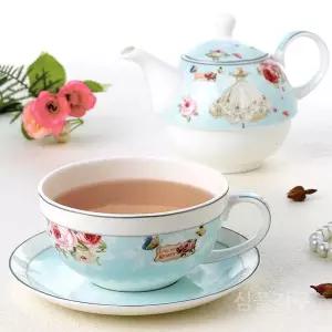 유럽티포트 도자기 티포트 애프터눈 다도 티팟 주전자 영국 홍차 포트 차 빈티지 커피 9종 1인용
