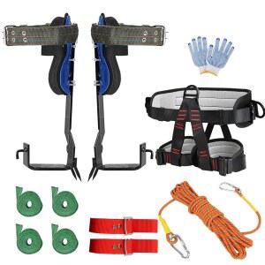 스파이크, 조절 가능한 클라이밍 벨트 및 로프가 보호 수목사 도구 과일 있는 위한 스포츠, 키트, 따기를 나무 10m(32.5피트) 작업, 등반 장비