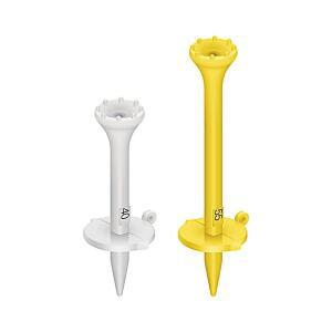 [2개구성] 골프채 롱티 골프에이밍 티꽂이 컨트롤 마커 골프숏티 미들티 마킹 골프공 캐디용품 HWA860AE