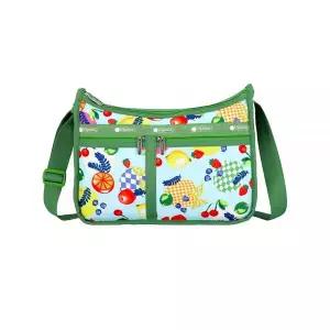 레스포색 LeSportsac Fresh Fruit 디럭스 에브리데이 크로스바디 백 + 화장품 가방 스타일 7507/색상 E840
