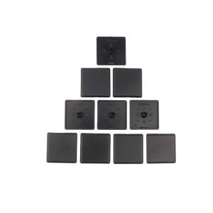 3030 4040 4545 플라스틱 엔드 캡 커버 플레이트 EU 알루미늄 프로파일 하이 퀄리티 블랙  10 개