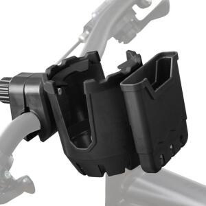 [2개구성] 유모차 블랙 킥보더 용품 자전거 킥보드 물병 컵홀더 AEWACD485