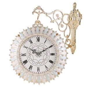 해바라기양면 저소음 양면벽 무소음 시계 SM-SFG002 인테리어벽