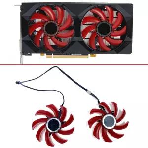 XFX RX 550 RX 560 Radeon AMD RX550 RX560 그래픽 카드 팬 교체 용 85MM 4 핀 FDC10U12S9-C 0.45A GPU 팬