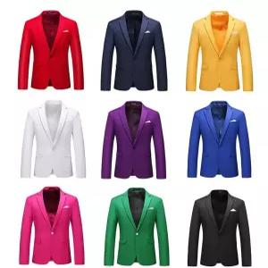 남자 밤무대 컬러정장 공연 무대의상 자켓 트로트 스팽글 반짝이 연미복 행사복