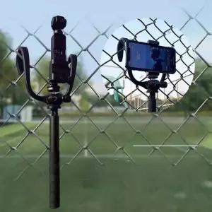 휴대폰 펜스 네트거치대 전시대 그물 선반 카메라용 고프로 핸드폰 액션 마운트 작품 범용