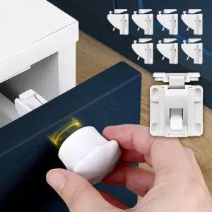 자석 잠금장치 8P 서랍 고정 안전문 문열림 방지