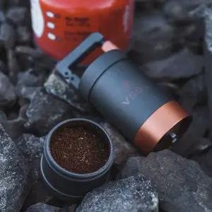 고급 아웃도어 커피 그라인더 VSSL JAVA 휴대용 수동 원두 분쇄기 캠핑용