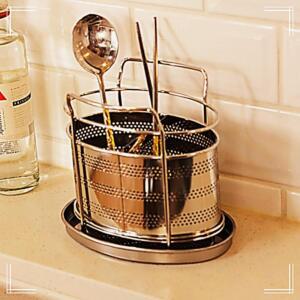 [2개구성] 부엌 물빠짐 스텐 스테인레스 주방 수저통 GJW8F4076