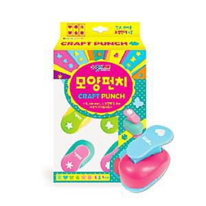 [2개구성] 모양펀칭 모양펀치 펀칭기 꾸미기펀칭 1cm 소 6종 종이나라 BHW6D2363