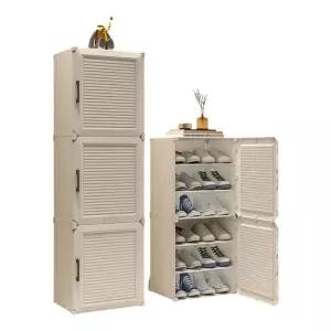 조립식 갤러리 플라스틱 모듈 미니수납장 1열 신발장