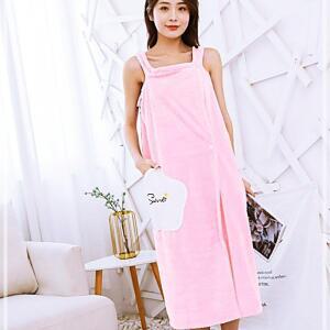 [2개구성] 원피스샤워가운 고급형 핑크색상 여성골프가운 극세사가운 바스가운 가운 타올가운 IPW96FE36