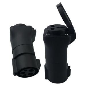 EVSE J1772 AC 범용 소켓 어댑터 자동차 충전기 커넥터 220V 바이크 오토바이 스쿠터 RV 순찰