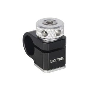 NICEYRIG 15mm 싱글 로드 홀더 카메라 핫 슈 마운트 레일 지지대 Follow Focus, EVF - 478
