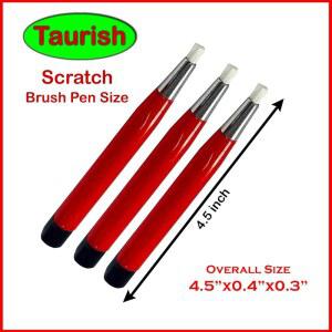 타우리쉬 유리 3팩 전자 시계 주얼리 부식 코인 브러시 스크래치 청소 리케이션 제거