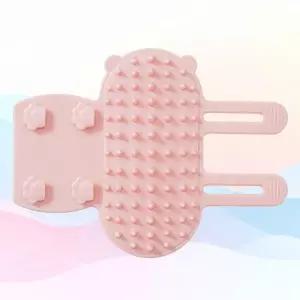 [모어레이] 셀프그루밍 브러쉬 셀프그루머 고양이 빗 핑크 그린