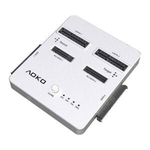 오프라인 mSATA/SATA/m 2 복제기 하드복사기 듀얼 sata