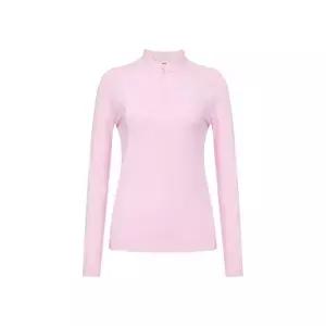 아이더 EIDER ICE-LONG (아이스 롱) 여성 긴팔짚업 티셔츠_Light Pink DWM25201P1 327159