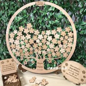 서명보드 생일파티 코인방명록 웨딩 프레임 투명 돌잔치