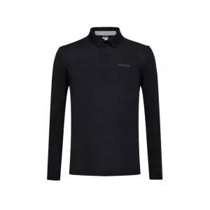 아이더 EIDER ICE-LONG (아이스 롱) 남성 자카드 긴팔폴로 티셔츠_Black DMM25206Z1 327148