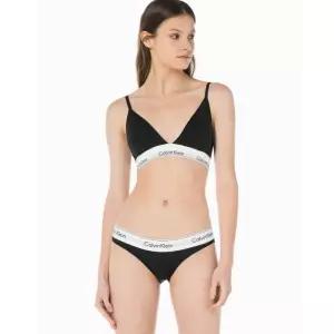 [백화점 홈쇼핑 정품] 캘빈클라인 언더웨어 아이콘 코튼 모달 트라이앵글 커플세트 QF5650-UB1-NB3985-UJH