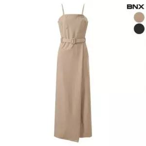 BNX 여성 벨트 더블버튼 랩 점프수트2271790