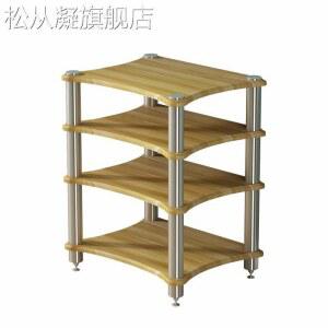 오디오랙 오디오 장식장 진열장 다층 1단 다이 선반 원목 엠프