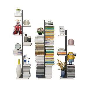 틈새 스탠딩책꽂이 수납 북타워 철제 코너 거실 북스탠드 선반