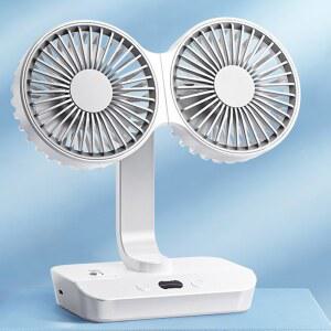 양방향 각도조절 미니 선풍기 쌍쌍풍기 듀얼선풍기