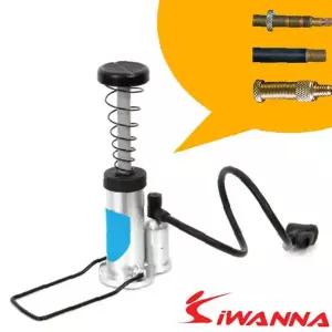 휴대용 공기주입기 자전거 타이어 펌프 프레스타 던롭 겸용 미니 펌핑 공구 이동식