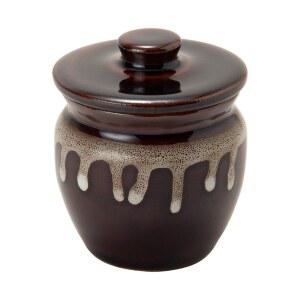 미니 도자기 저장 보관 그릇 김치 항아리 용기 매실 소스 장아찌