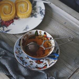 호텔 카페 엔틱 홍차 맥심 앤틱 커피잔 세트 엄마선물 얼그레이 녹차 홈카페 나비잔