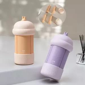 4 IN 1 여행용 실리콘 공병 샤워 디스펜서 샴푸 린스 스킨 로션 리필병